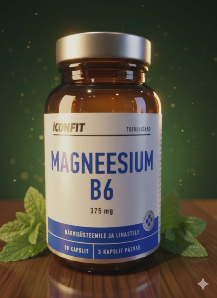 Magneesium B6 (375 mg) – Sinu rahu ja energia allikas