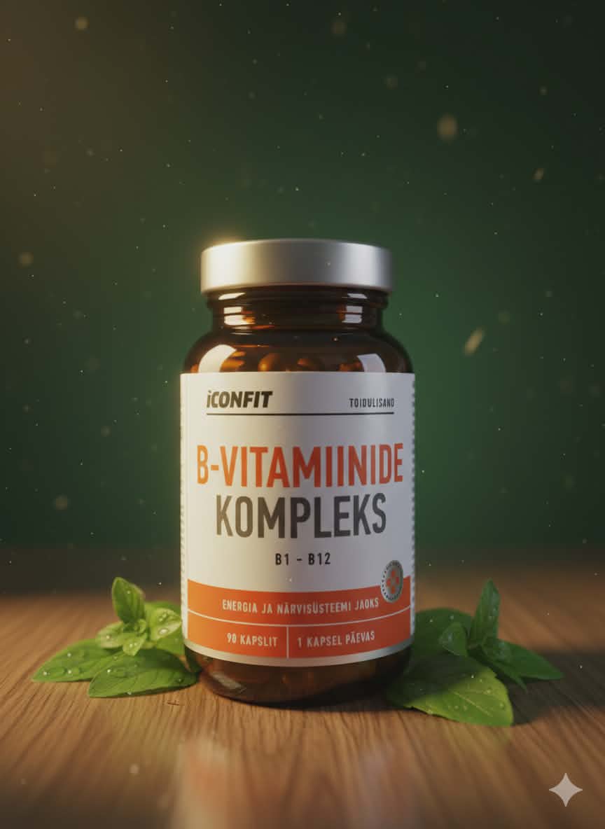 B-Vitamiinide Kompleks – Energia ja närvisüsteemi toetuseks.