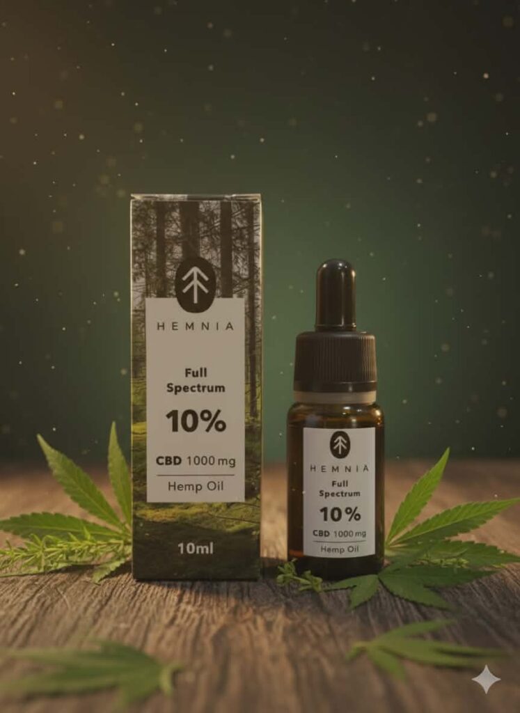 Hemnia Full Spectrum CBD Kanepiõli 10%