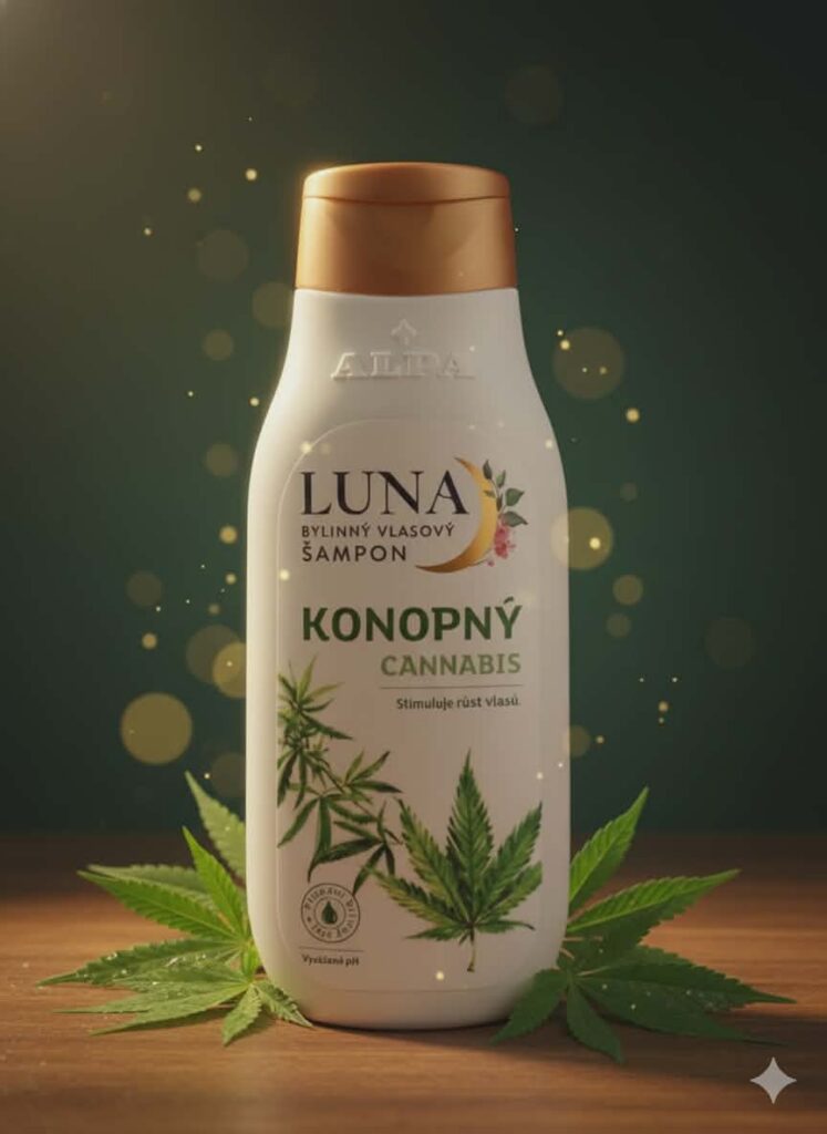 ALPA LUNA Kanepišampoon – Taimne hooldus (430 ml).