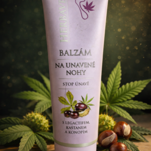 Herbavera Jalgade palsam hobukastani ja kanepiga – Stop väsimusele (120 ml).