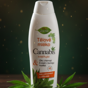 Bione Cosmetics Cannabis – Pehmendav ihupiim (500 ml).