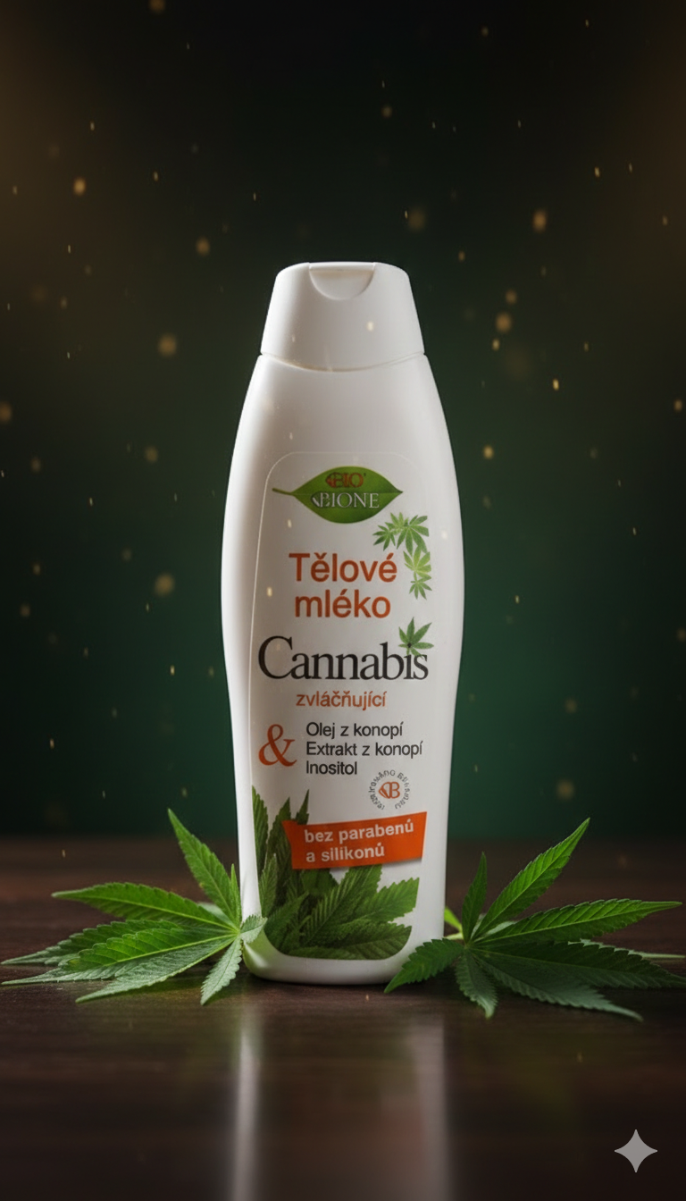 Bione Cosmetics Cannabis – Pehmendav ihupiim (500 ml).