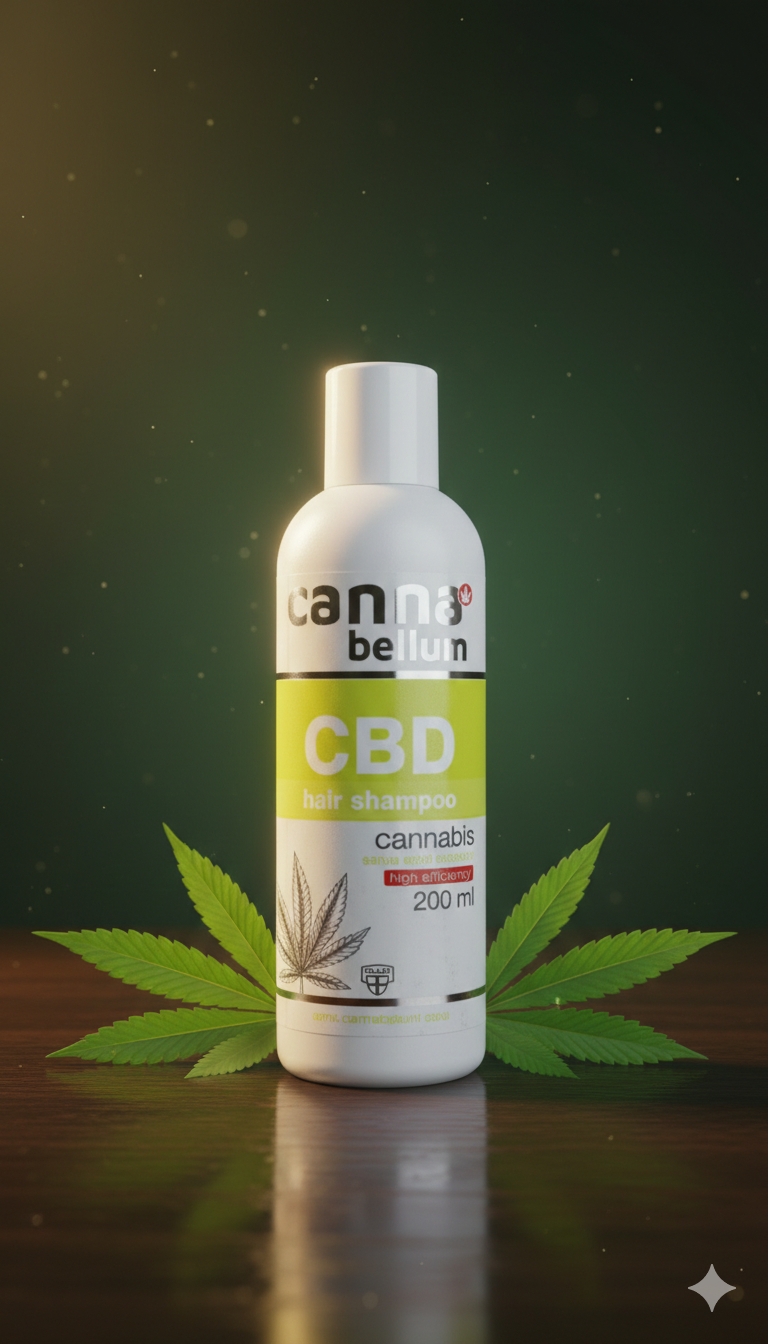 Cannabellum CBD Juuksešampoon (200 ml).