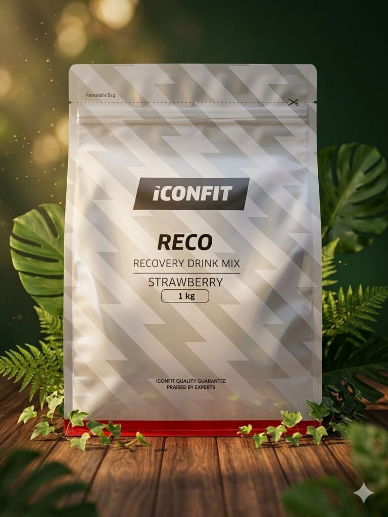 ICONFIT RECO – Maasikamaitseline taastusjoogi segu (1 kg)