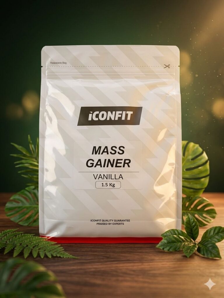 ICONFIT MASS GAINER – Vaniljemaitseline massilisaja (1,5 kg)