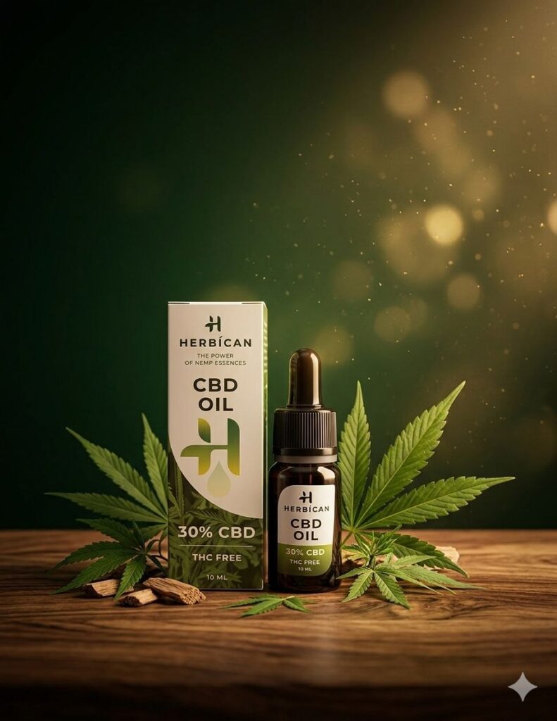 Herbican 30% CBD Õli – Tugev Toetus ja Sisemine Rahu (10ml)