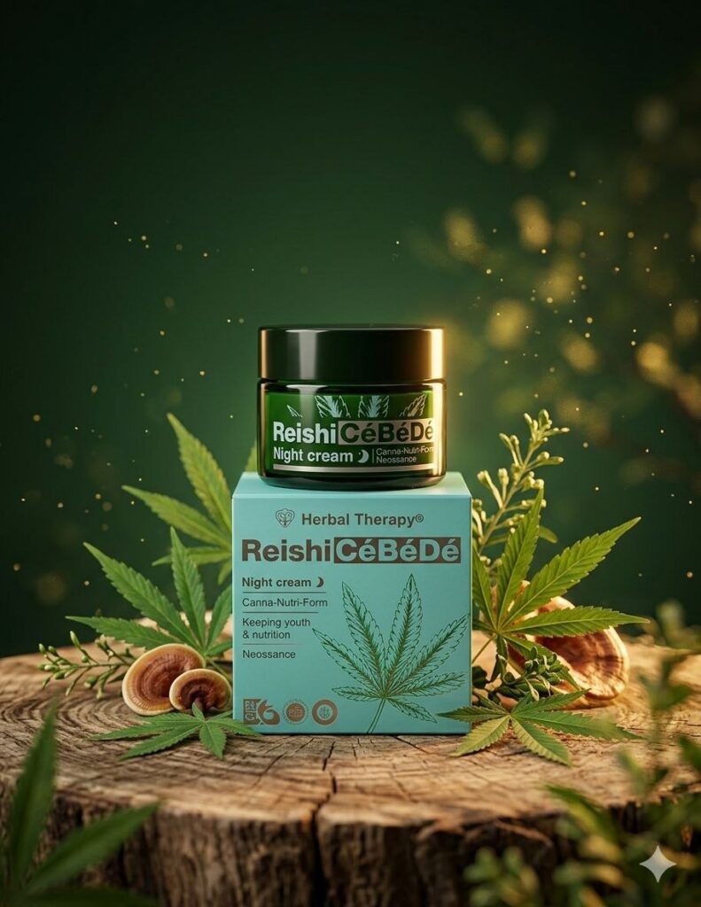 ReishiCéBéDé Taastav Öökreem (50ml) – Looduse Vägi Sinu Nahale.